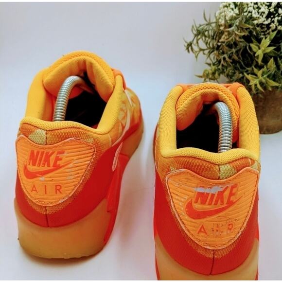 Nike airmax 90 ice atomic mango Sz 9.5 mens Orange and White - Picture 4 of 12